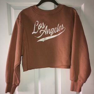 Wild Fable Los Angeles Cropped Sweatshirt
